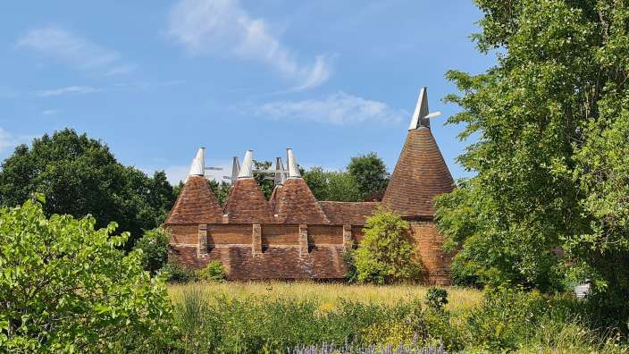 In den Oast Houses wurde früher Hopfen getrocknet